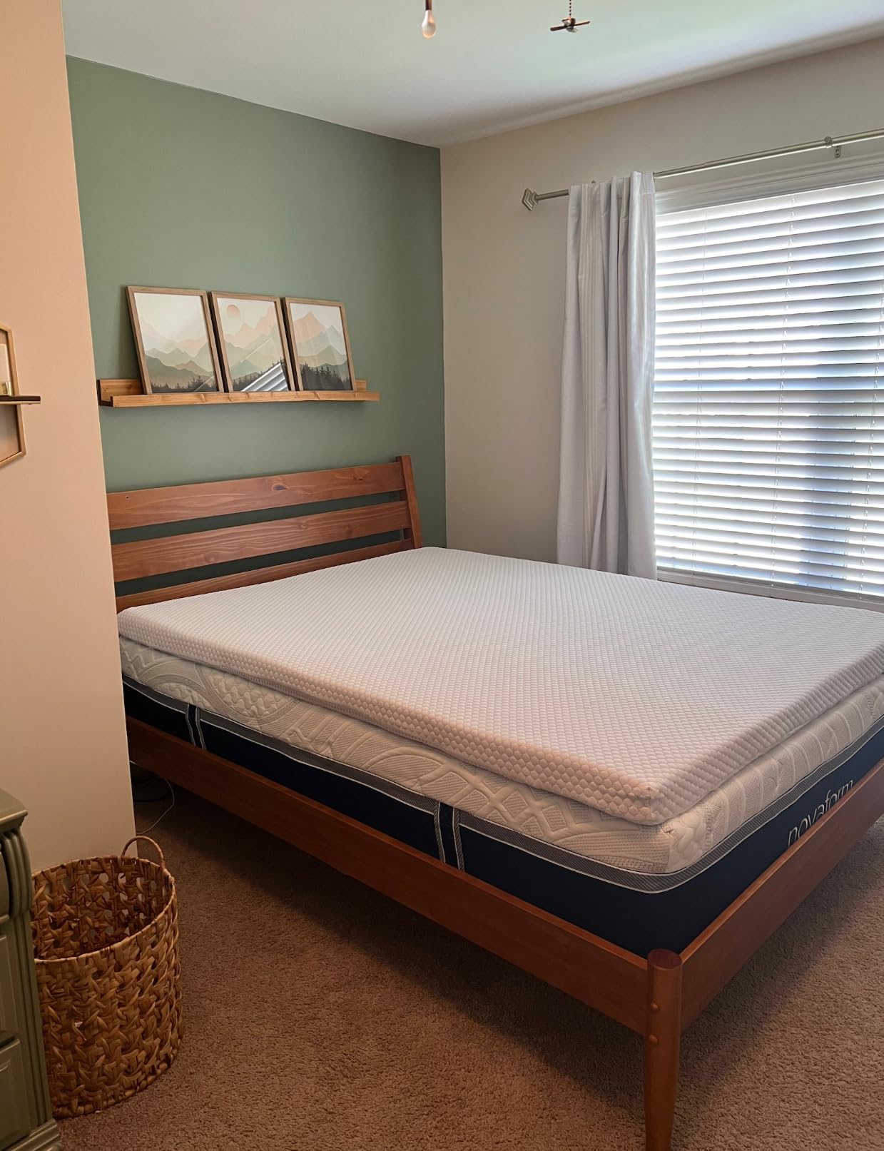 PerleCare gel memory foam topper customer review photo