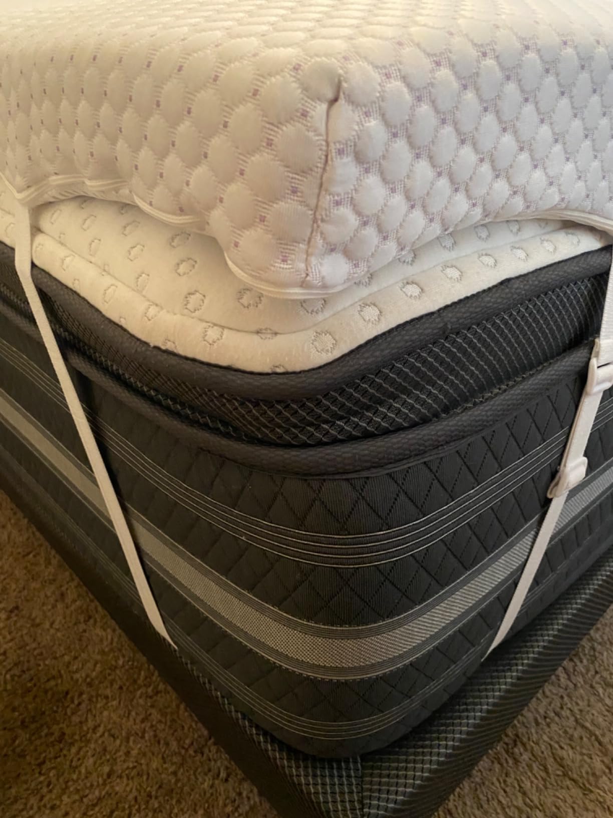 PerleCare mattress topper unboxing customer photo