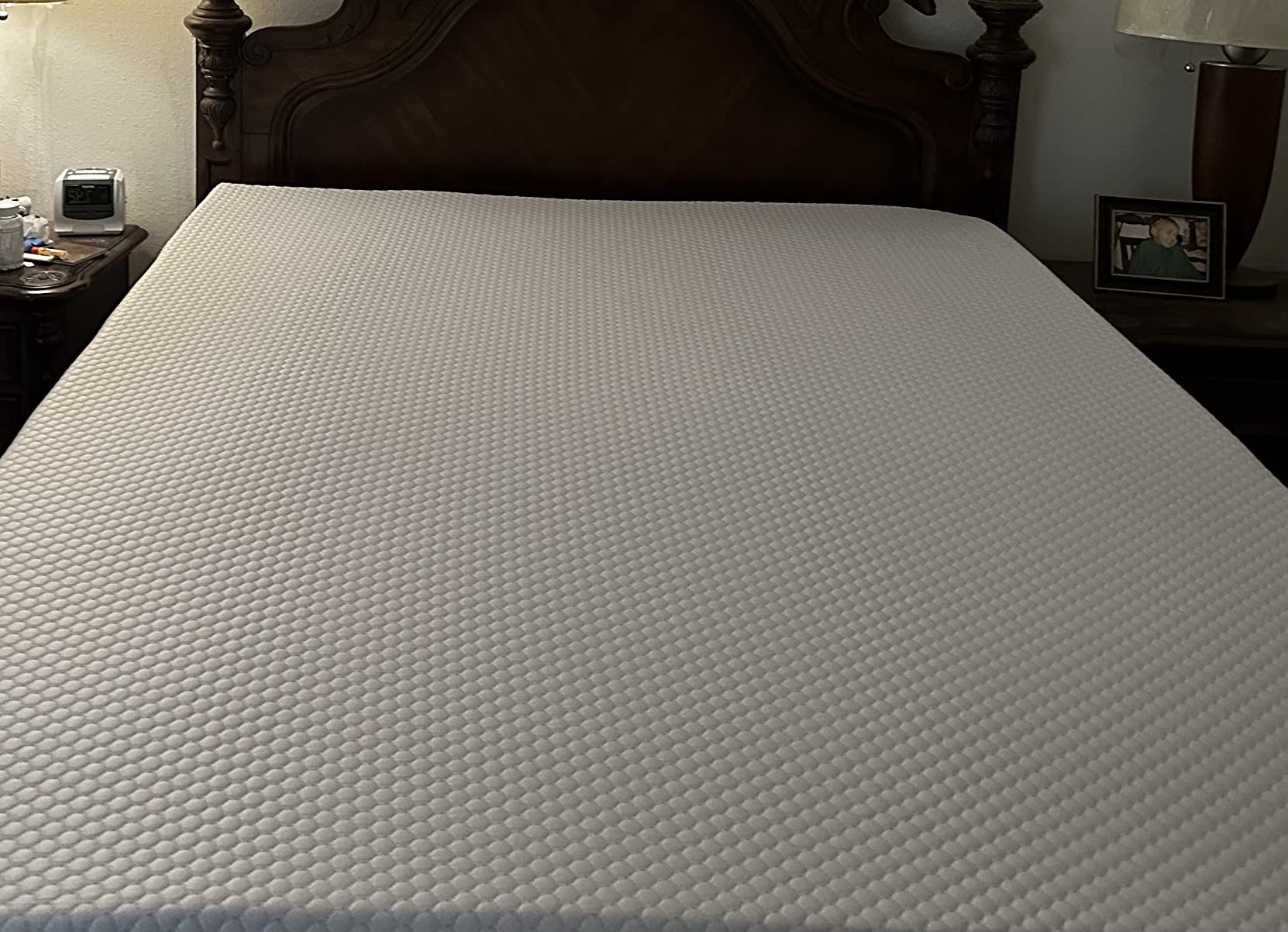PerleCare memory foam topper customer review photo
